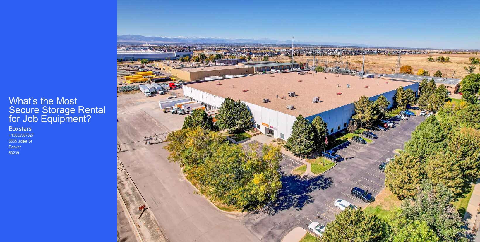 What’s the Most Secure Storage Rental for Job Equipment?